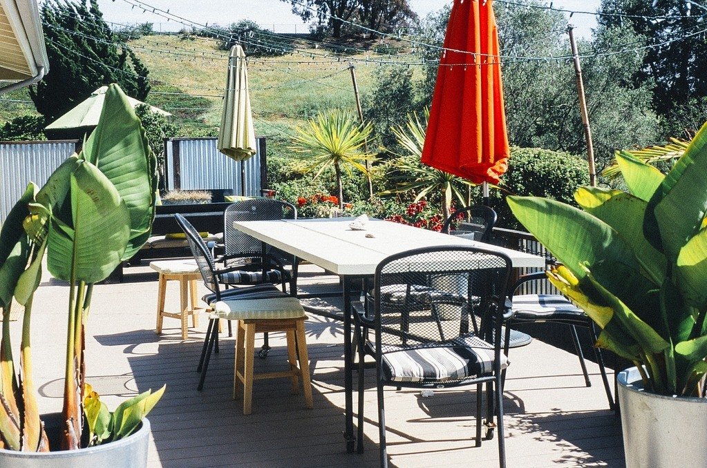 colorful patio umbrella