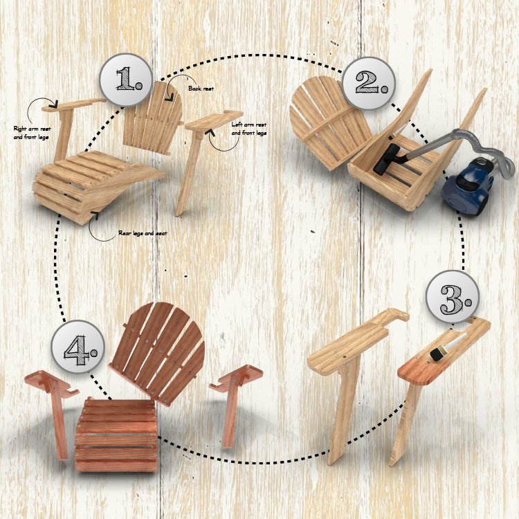 Is it Better to Paint or Stain Adirondack Chairs?